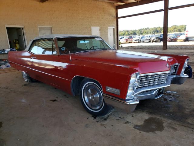 Salvage cars for sale at Tanner, AL auction: 1967 Cadillac Deville