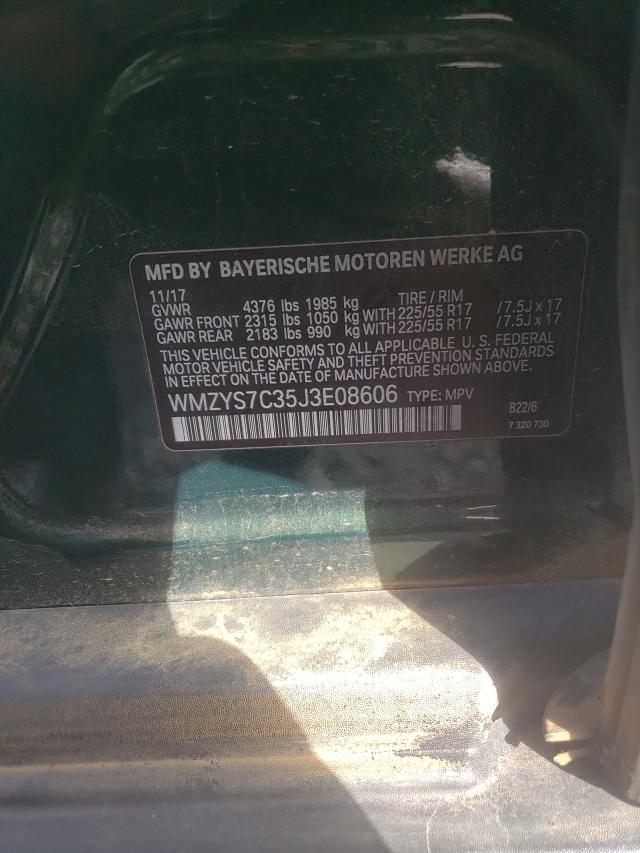 2018 MINI COOPER COU WMZYS7C35J3E08606