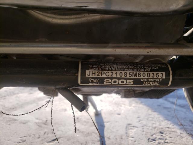 2005 HONDA VT600 C JH2PC21085M600353