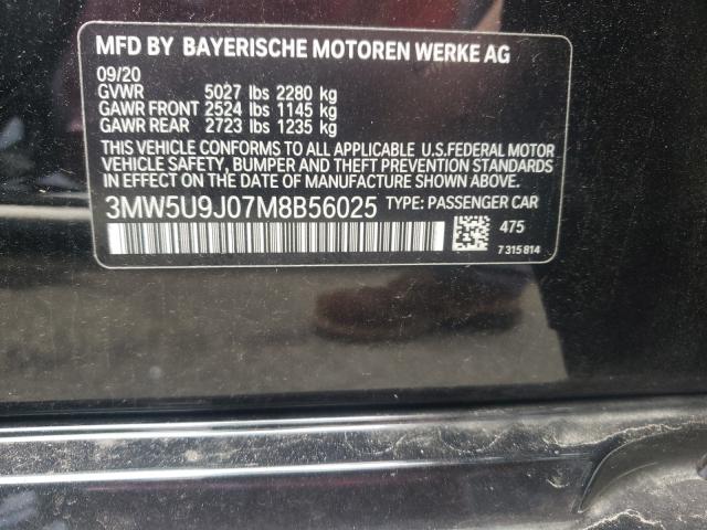2021 BMW M340XI 3MW5U9J07M8B56025
