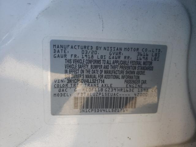 2020 NISSAN KICKS SR 3N1CP5DV4LL521714