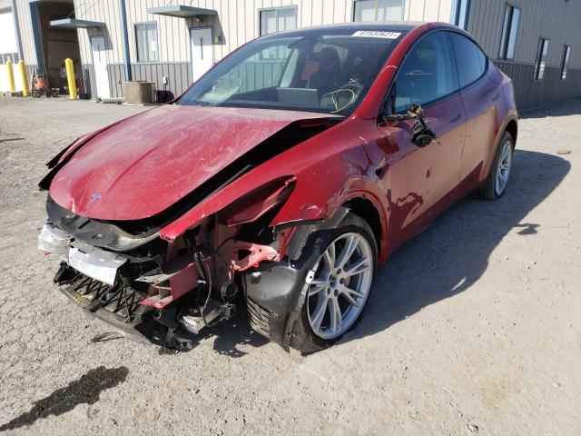 2021 TESLA MODEL Y 5YJYGDEE5MF258161