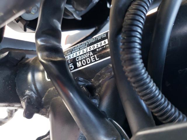 2015 HONDA CB500 FA - MLHPC4508F5200204