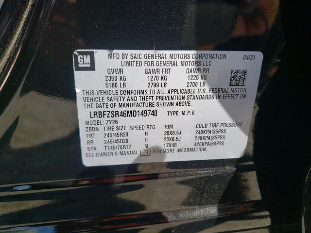 2021 BUICK ENVISION A LRBFZSR46MD149740