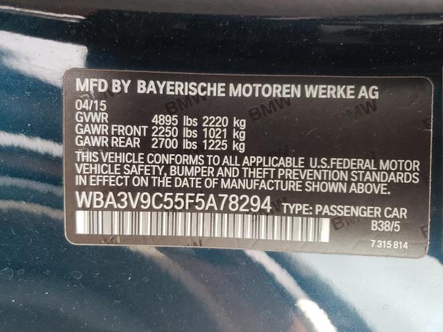 2015 BMW 428 XI WBA3V9C55F5A78294