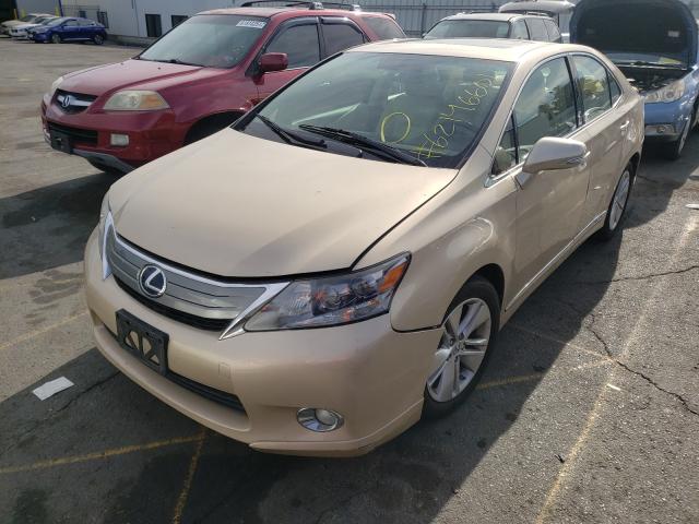 2010 LEXUS HS 250H JTHBB1BAXA2010330