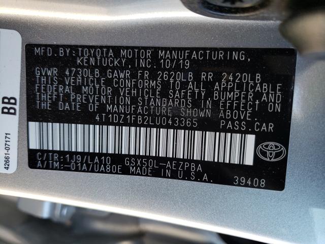2020 TOYOTA AVALON LIM 4T1DZ1FB2LU043365