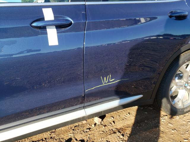 2022 BMW X3 3.0I 5UX53DP05N9J31386