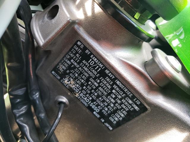 2012 KAWASAKI ZX1000 G JKAZXCG18CA015650