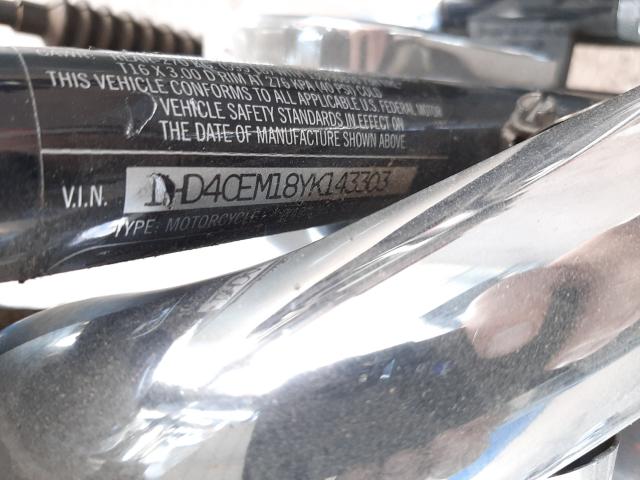 2000 HARLEY-DAVIDSON XL883 HUGG 1HD4CEM18YK143303