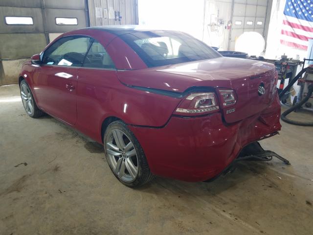 2014 VOLKSWAGEN EOS LUX WVWFW8AH2EV001527