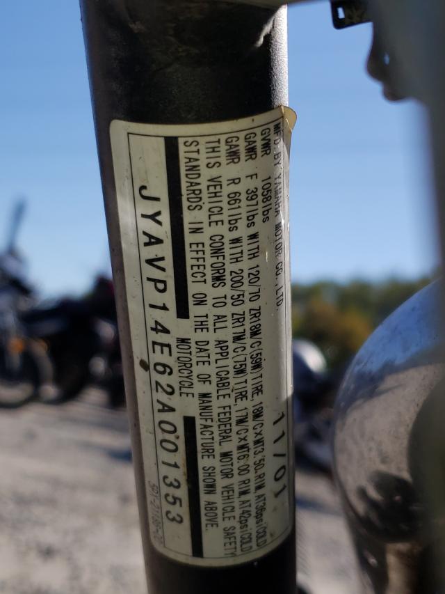 2002 YAMAHA XV1700 PC JYAVP14E62A001353