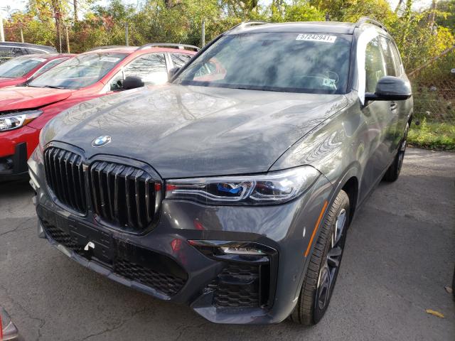 VIN 5UXCX6C07M9H05727 2021 BMW X7, M50I no.2