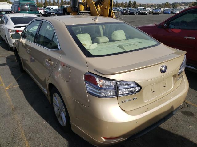2010 LEXUS HS 250H JTHBB1BAXA2010330