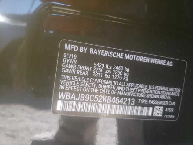 2019 BMW M550XI WBAJB9C52KB464213