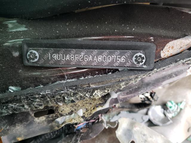 2010 ACURA TL 19UUA8F26AA800756