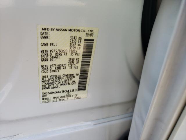2010 INFINITI QX56 5N3ZA0ND6AN904183
