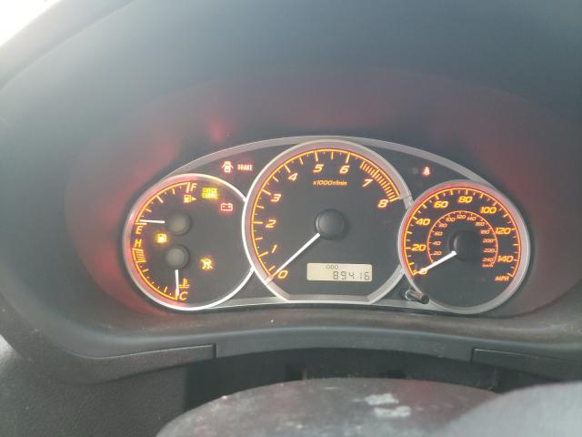 2010 SUBARU IMPREZA WR JF1GH7G63AG807332