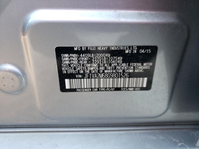 2016 SUBARU WRX STI JF1VA2M68G9801526