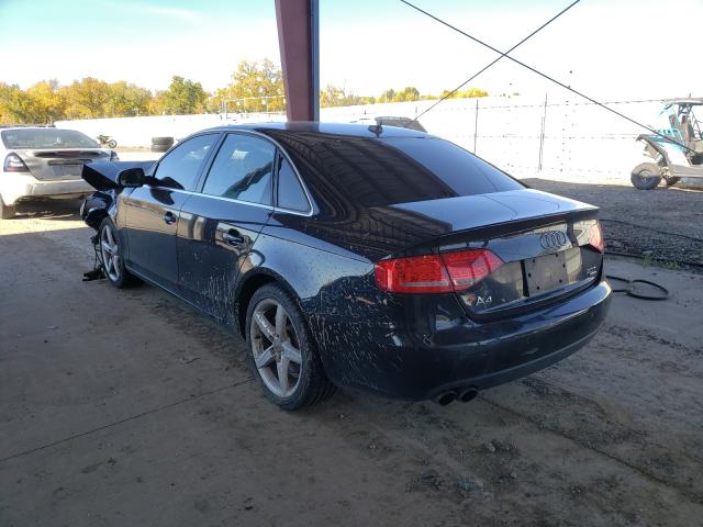 2011 AUDI A4 WAUKFAFL3BN042230