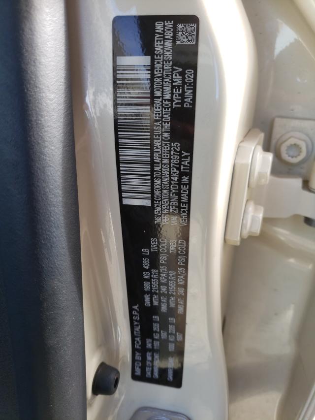 2019 FIAT 500X TREKK ZFBNFYD14KP789725