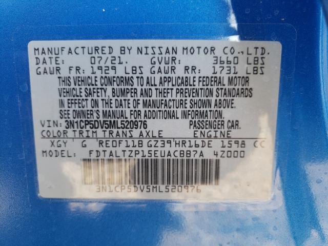 2021 NISSAN KICKS SR 3N1CP5DV5ML520976