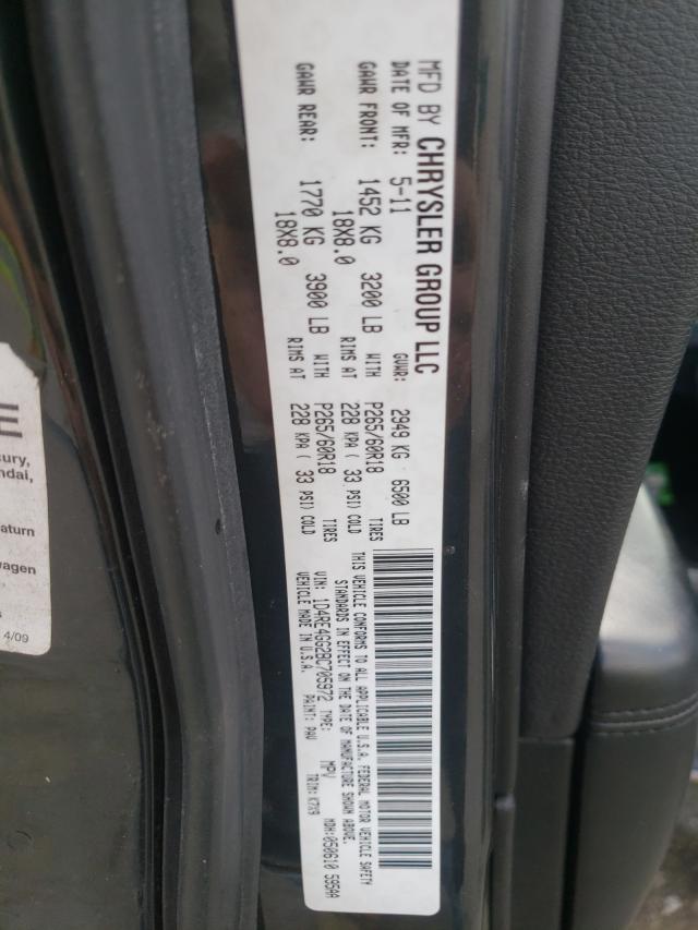 2011 DODGE DURANGO CR 1D4RE4GG2BC705972
