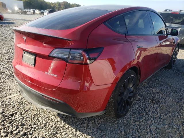2020 TESLA MODEL Y 5YJYGDEF4LF017487