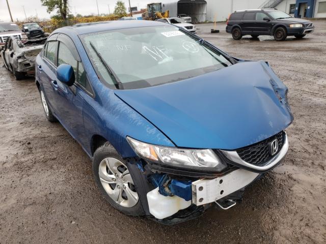 Salvage cars for sale from Copart Montreal Est, QC: 2013 Honda Civic LX