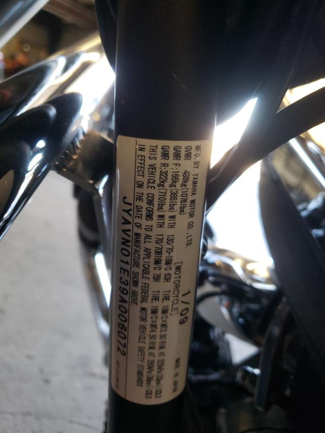 2009 YAMAHA XVS950 A JYAVN01E39A006072