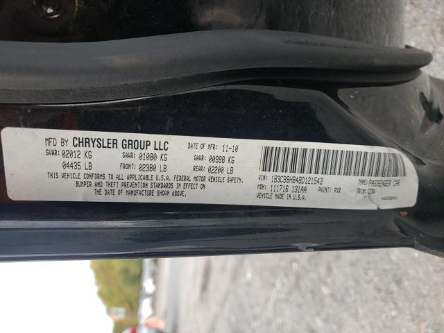 2011 DODGE CALIBER RU 1B3CB8HB4BD121543
