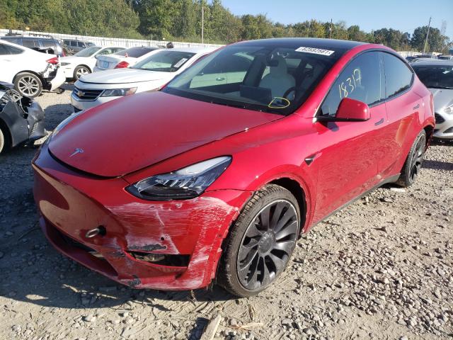 2020 TESLA MODEL Y 5YJYGDEF4LF017487