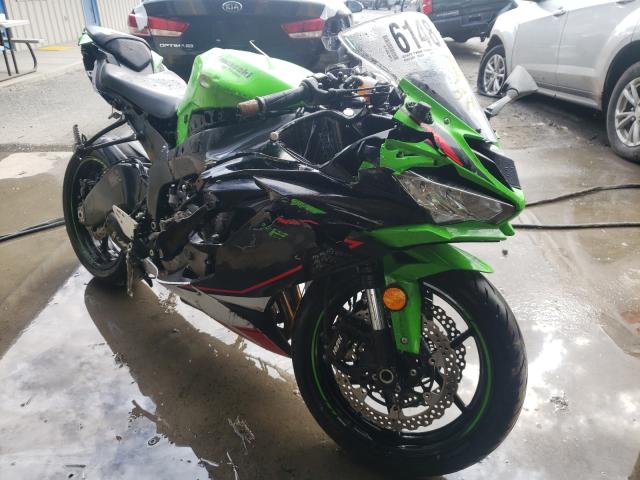 Salvage cars for sale from Copart Albany, NY: 2021 Kawasaki ZX636 K