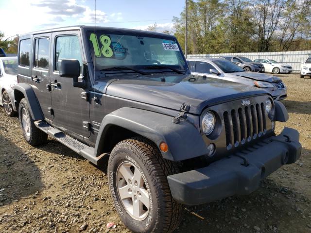 Salvage cars for sale from Copart Windsor, NJ: 2018 Jeep Wrangler U
