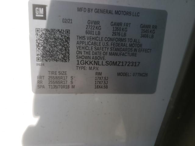 2021 GMC ACADIA AT4 1GKKNLLS0MZ172317