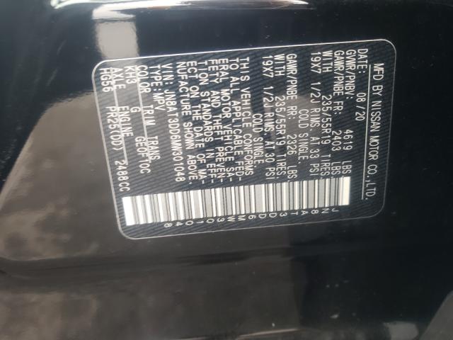 2021 NISSAN ROGUE PLAT JN8AT3DD6MW301048