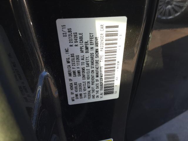 2015 ACURA TLX 19UUB2F33FA017775