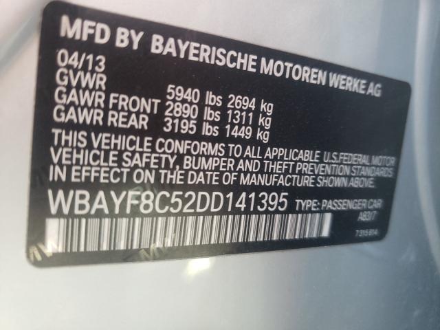 2013 BMW 750LI WBAYF8C52DD141395