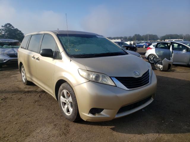 Salvage cars for sale from Copart Newton, AL: 2011 Toyota Sienna Base