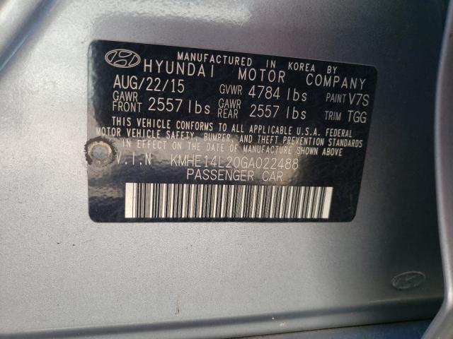 2016 HYUNDAI SONATA PLU KMHE14L20GA022488