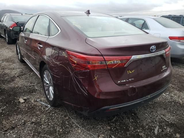 2017 TOYOTA AVALON HYB 4T1BD1EB1HU058146