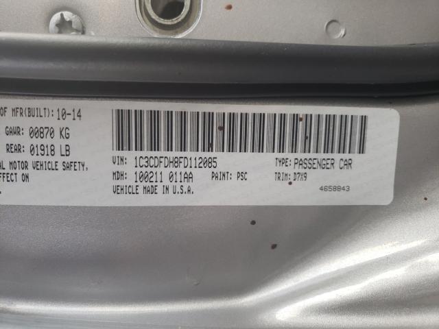 2015 DODGE DART SE AE 1C3CDFDH8FD112085