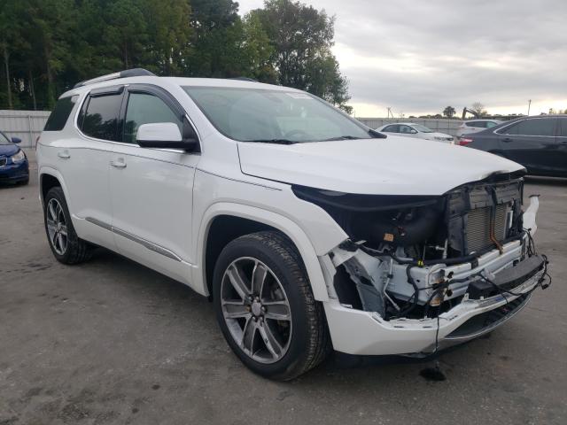 Salvage cars for sale from Copart Dunn, NC: 2017 GMC Acadia DEN