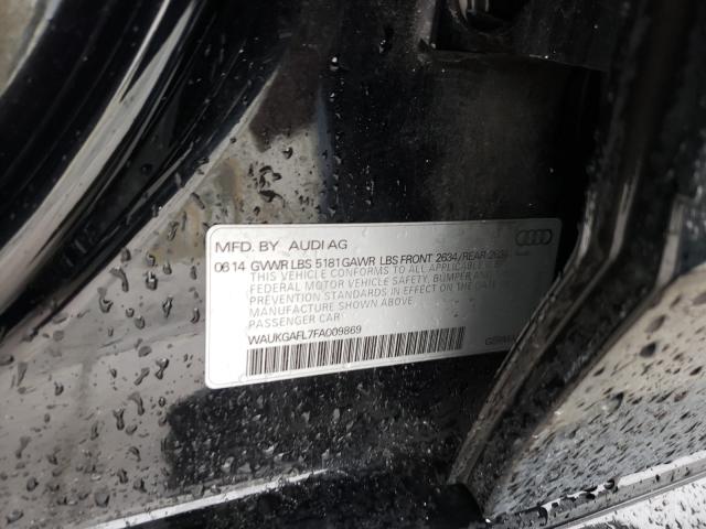 2015 AUDI S4 PRESTIG WAUKGAFL7FA009869