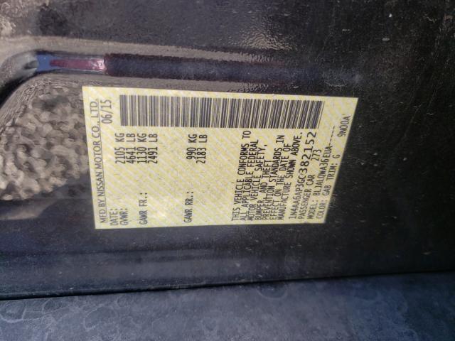 1N4AA6AP3GC382152 Nissan Maxima 3.5 2016. Фото: 9
