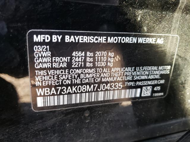 2021 BMW 228XI WBA73AK08M7J04335
