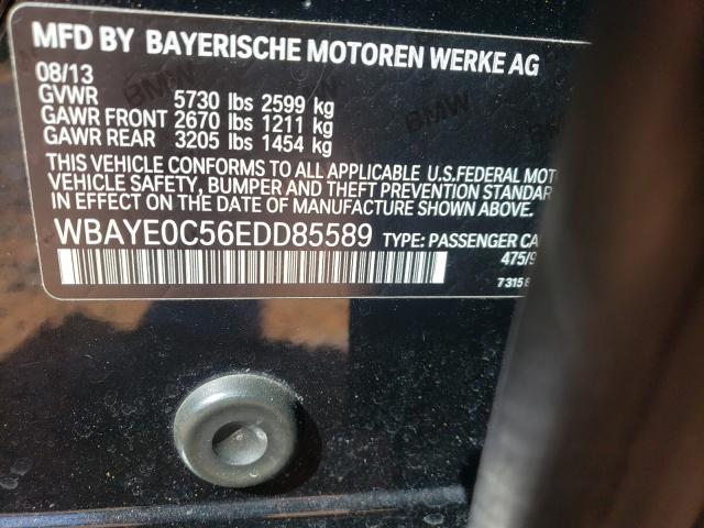 2014 BMW 740 LI HYB WBAYE0C56EDD85589