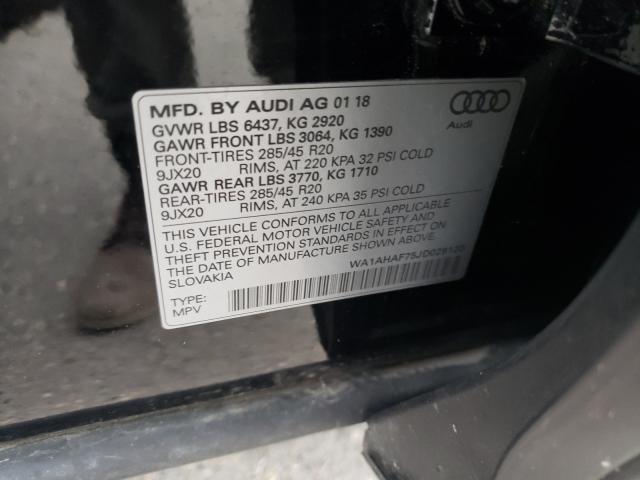 VIN WA1AHAF75JD029120 2018 Audi Q7, Premium no.10