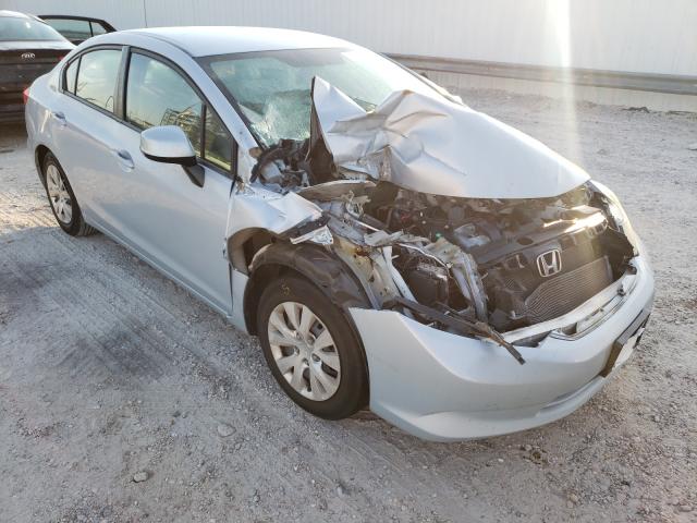 Salvage cars for sale from Copart New Orleans, LA: 2012 Honda Civic LX