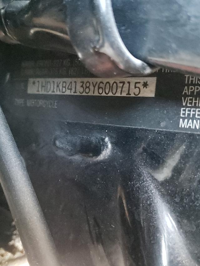 2008 HARLEY-DAVIDSON FLHX 1HD1KB4138Y600715